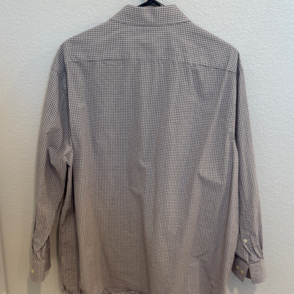 Michael Kors Men's Gingham Shirt - Black and White - Picture 4 of 4